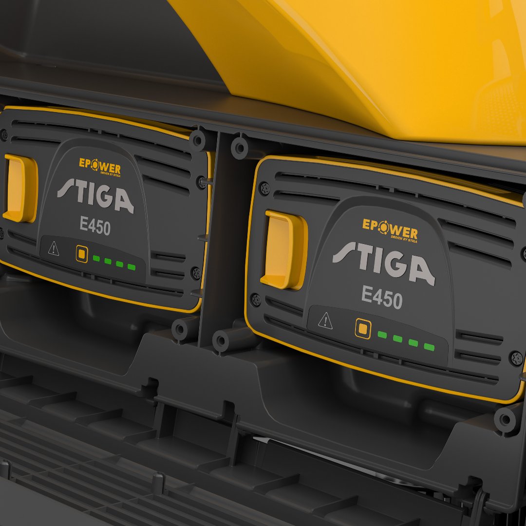 Stiga SWIFT 372 E Akülü Çim Biçme Traktörü (3 X 48V Batarya+Şarj Cihazı Dahil)