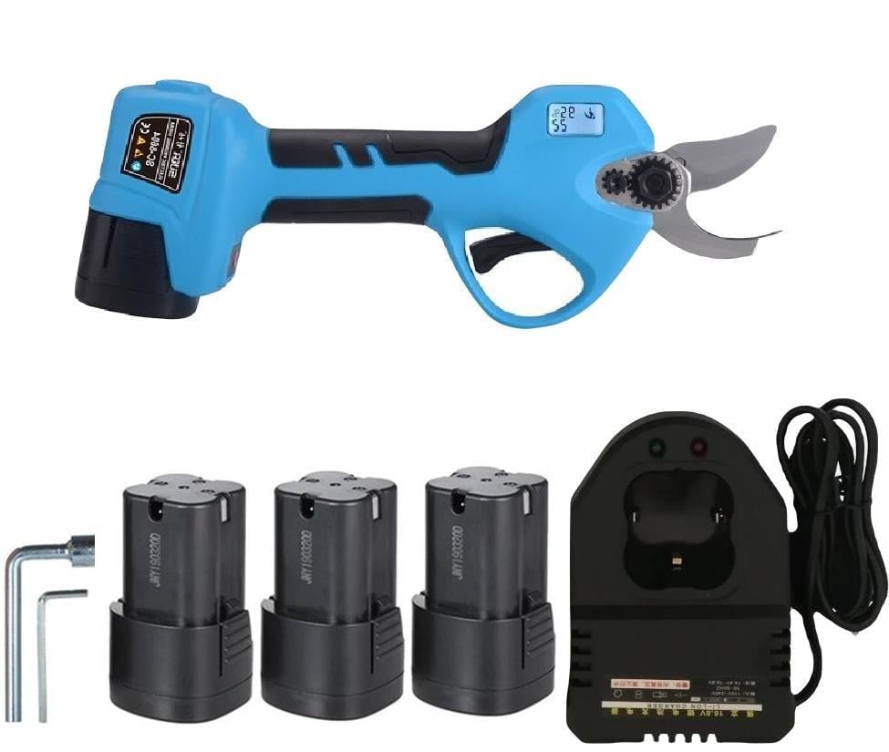 Suca SC 8604 Akülü LED Göstergeli Budama Makası 32 mm 3 Akülü