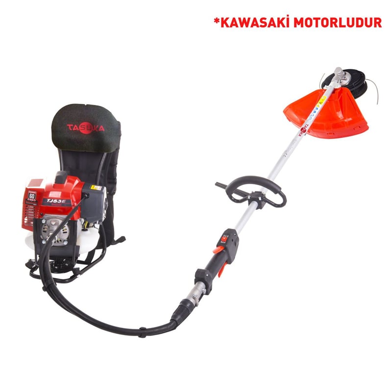 Tasuka TS260 EURO5 Benzinli Sırt Tipi Motorlu Tırpan – 3,0 Hp – 53,2 cc – Kawasaki TJ53E Motor – Pilot Kollu