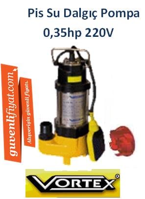 Vortex K-VX 35 Foseptik Dalgıç Pompa