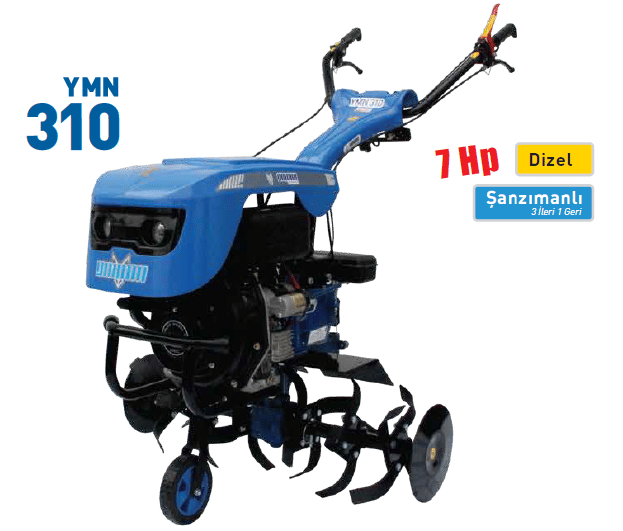 Yaman YMN 310-3 İleri 1 Geri Dizel Çapa Makinesi