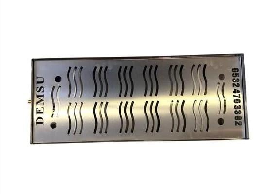 Demsu 430 Krom 1 Demlikli Çay Kazanı Damlalığı 18 x 50 Cm