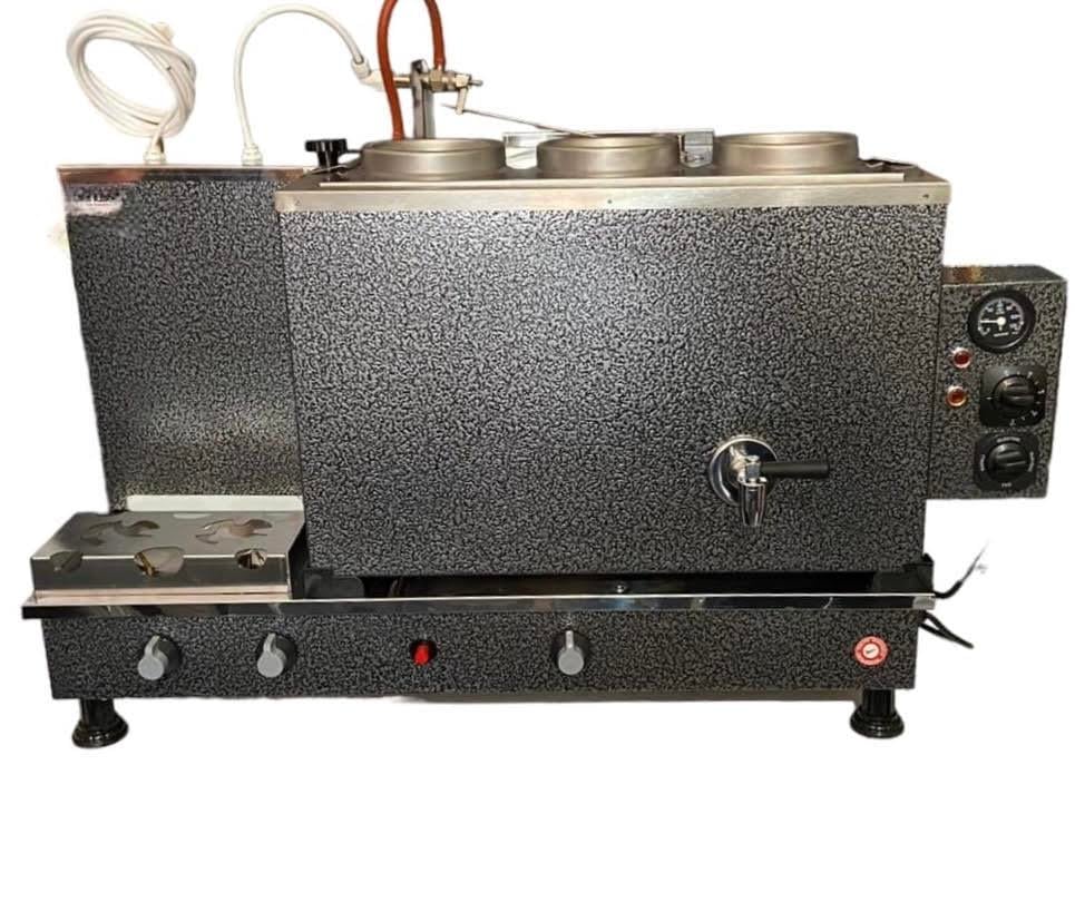 Demsu Plus 3 Demlikli Chromat Turbo Elektrik+Gazlı Full Otomatik Çay Kazanı