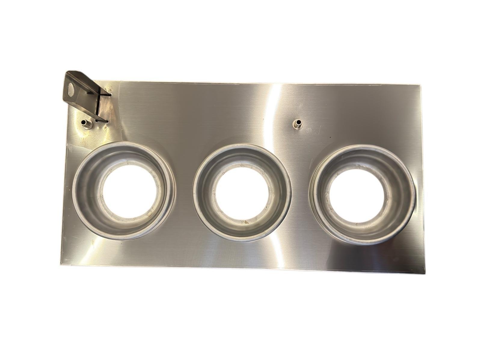 Krom 3 Demlikli Çay Kazanı Üst Kapağı