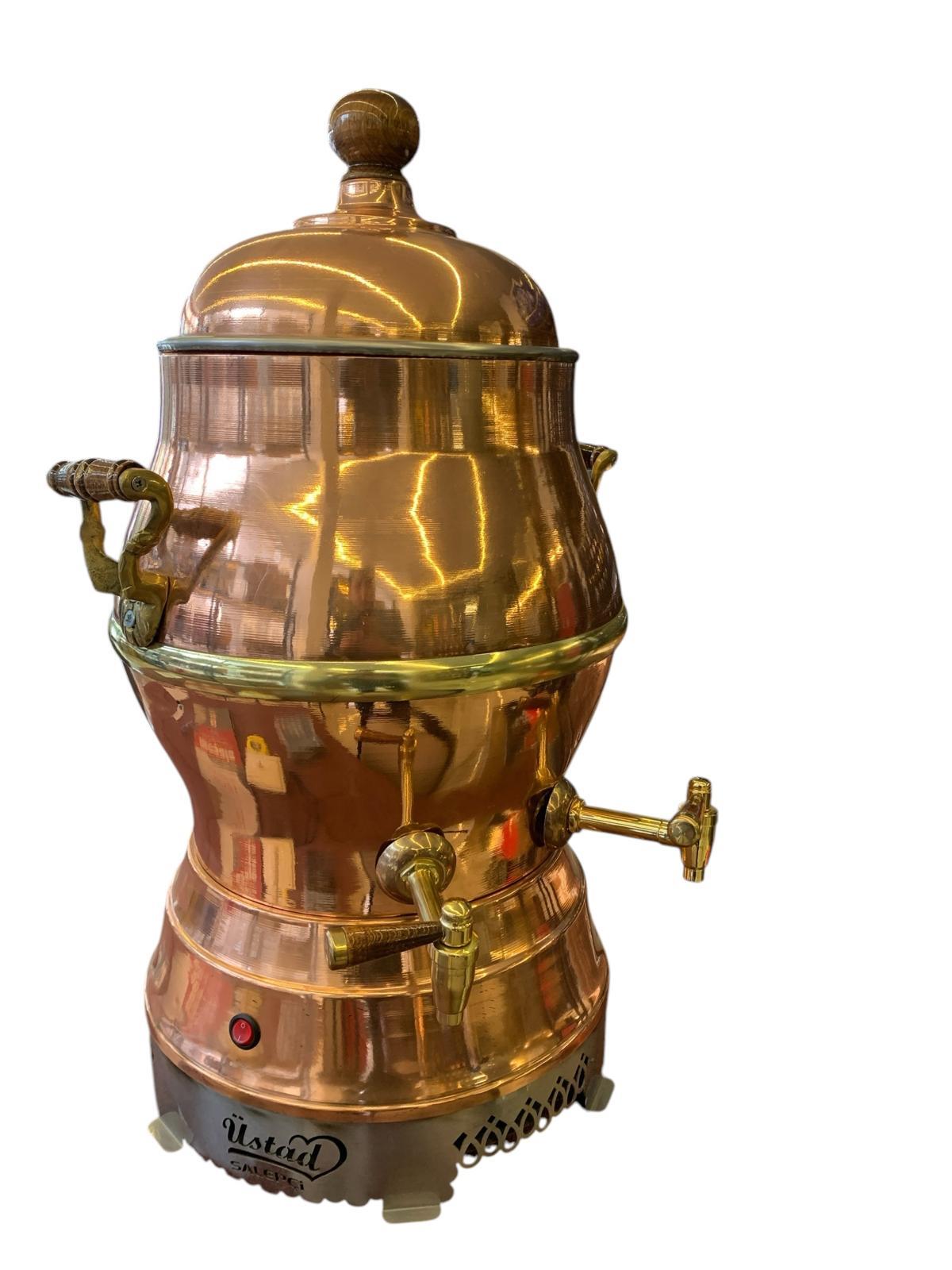 Meşale Bakır Sahlep Kazanı