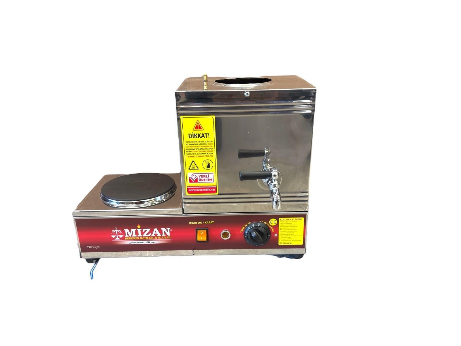 Mizan 15 Cm'lik - 10 Litre Pleytli Kahveci Kazanı