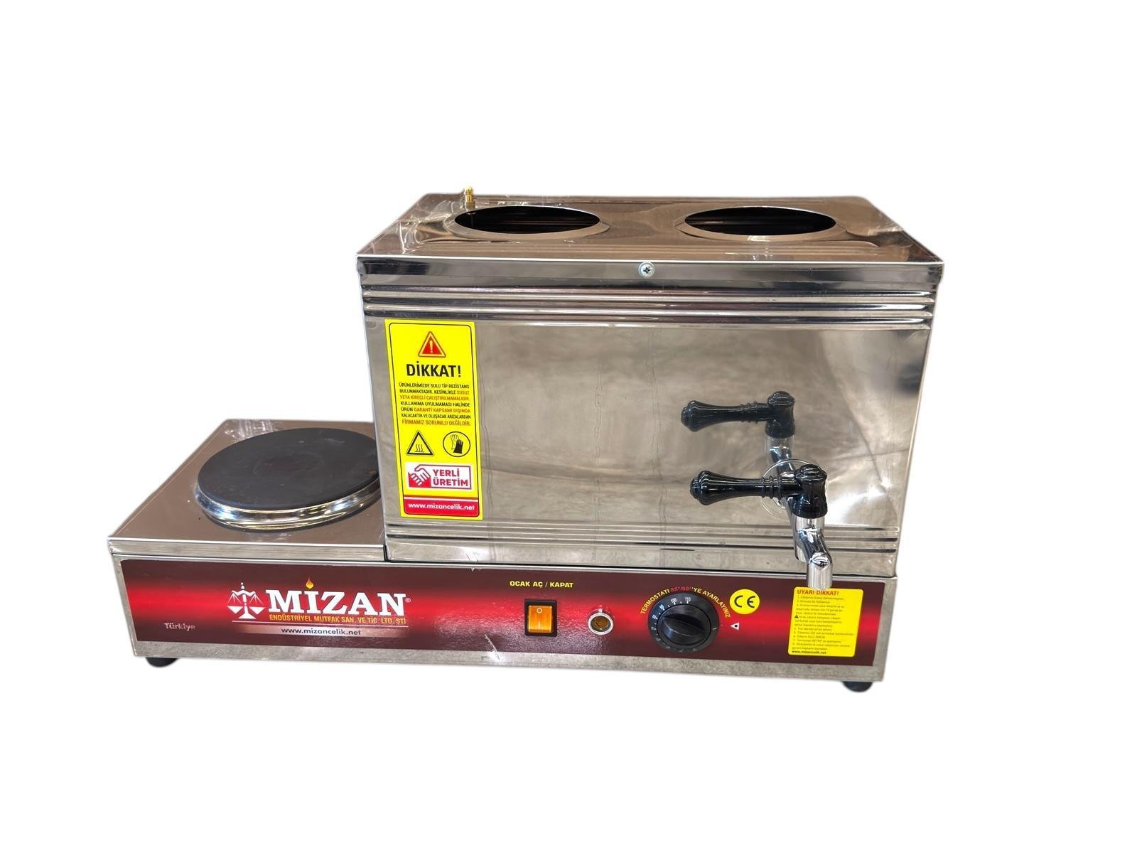 Mizan 25 Cm'lik - 19 Litre Pleytli Kahveci Kazanı