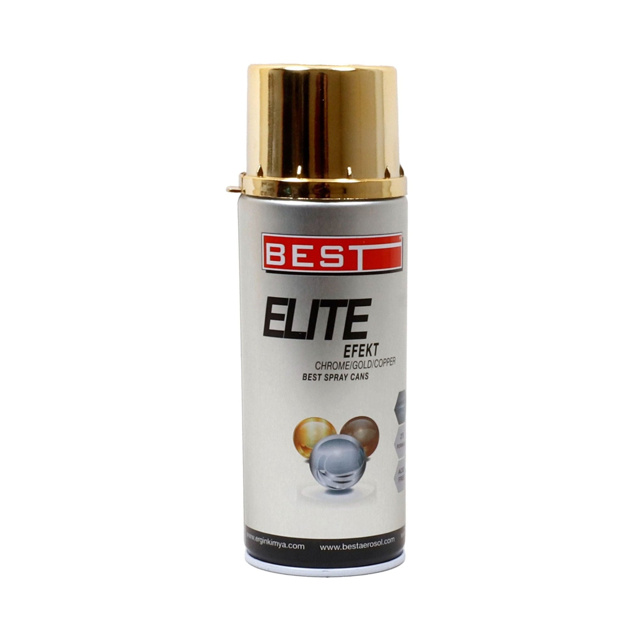 BESTBest Efekt Sprey Boya 400 Ml Altın (Gold)-(12 Adet)102.12.EF02