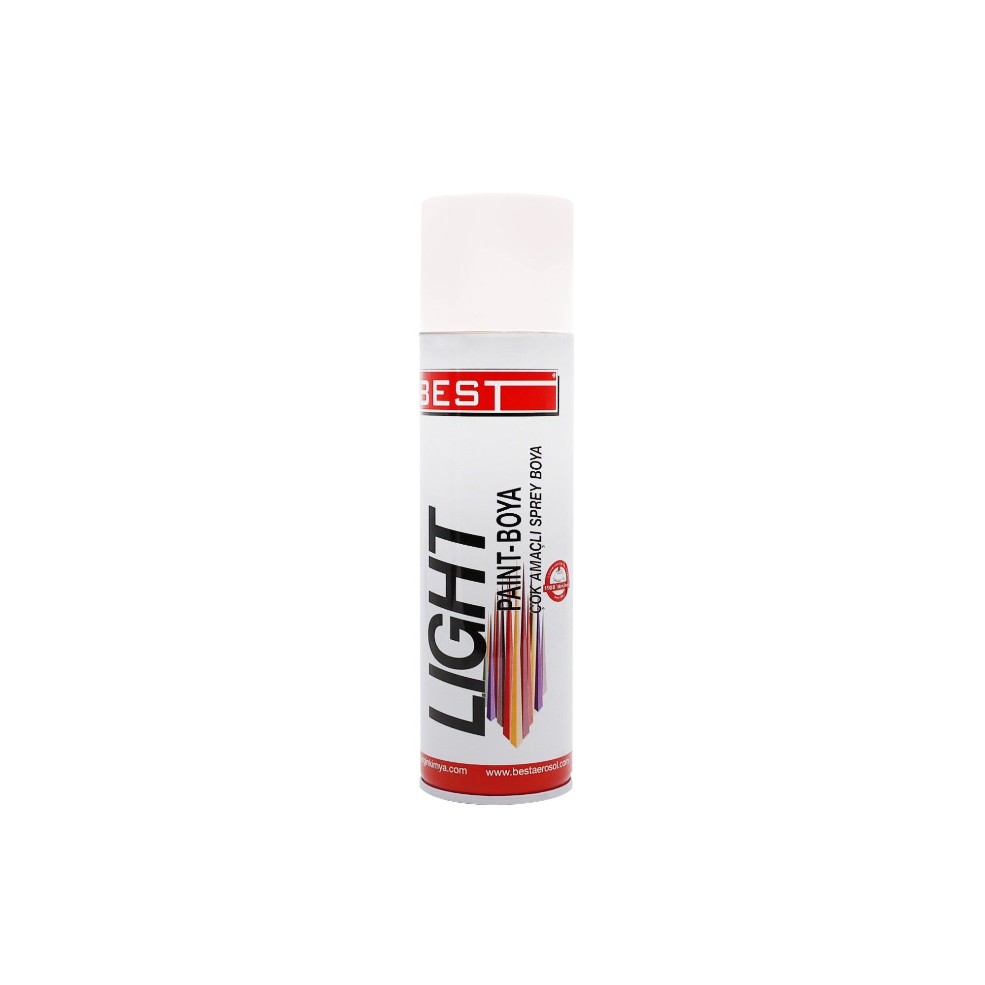 BESTBest Lıght Sprey Boya 250 Ml Beyaz-(30 Adet)102.03.250BY