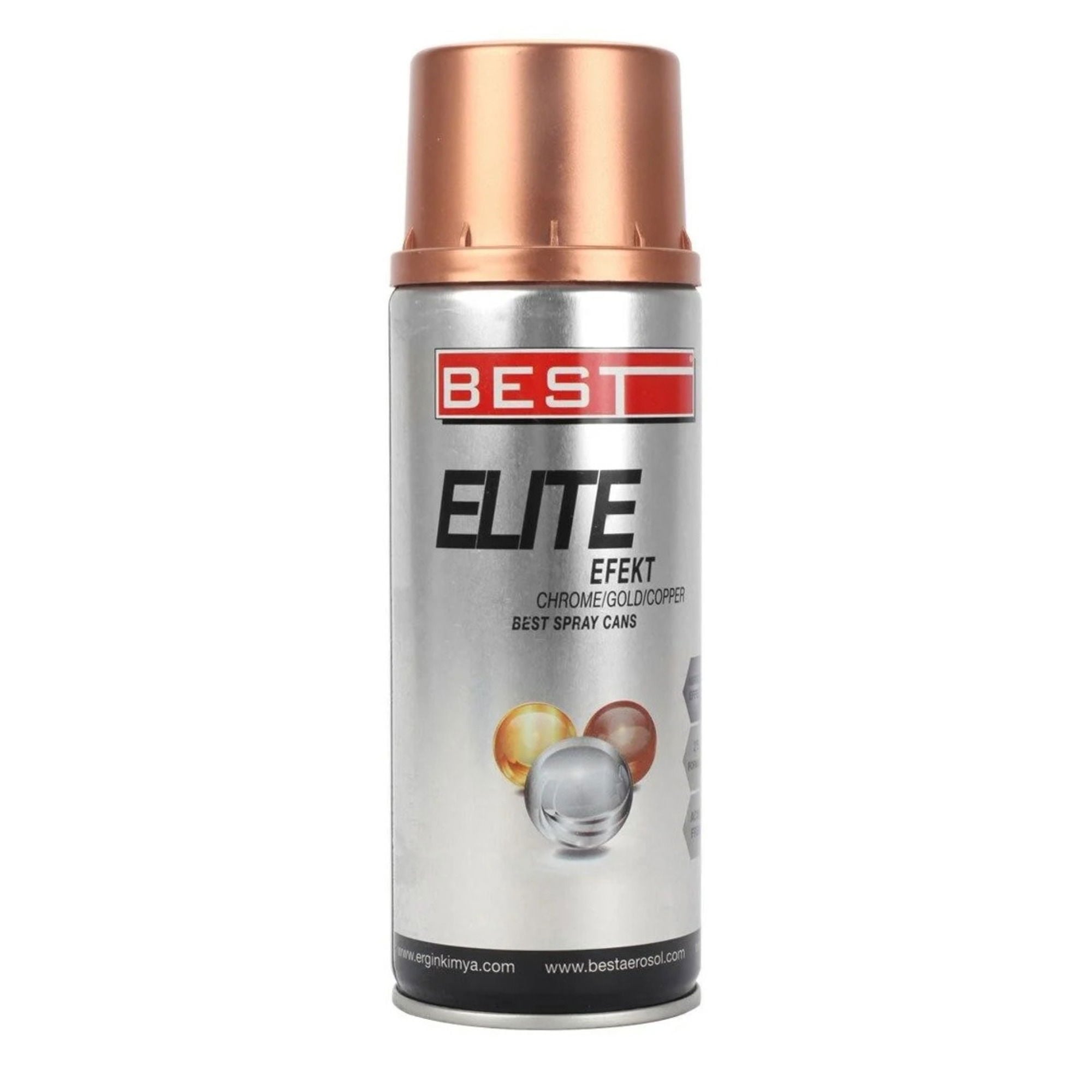 BESTBest Parlak Metal Sprey Boya Bakır-(12 Adet)102.07.MS02