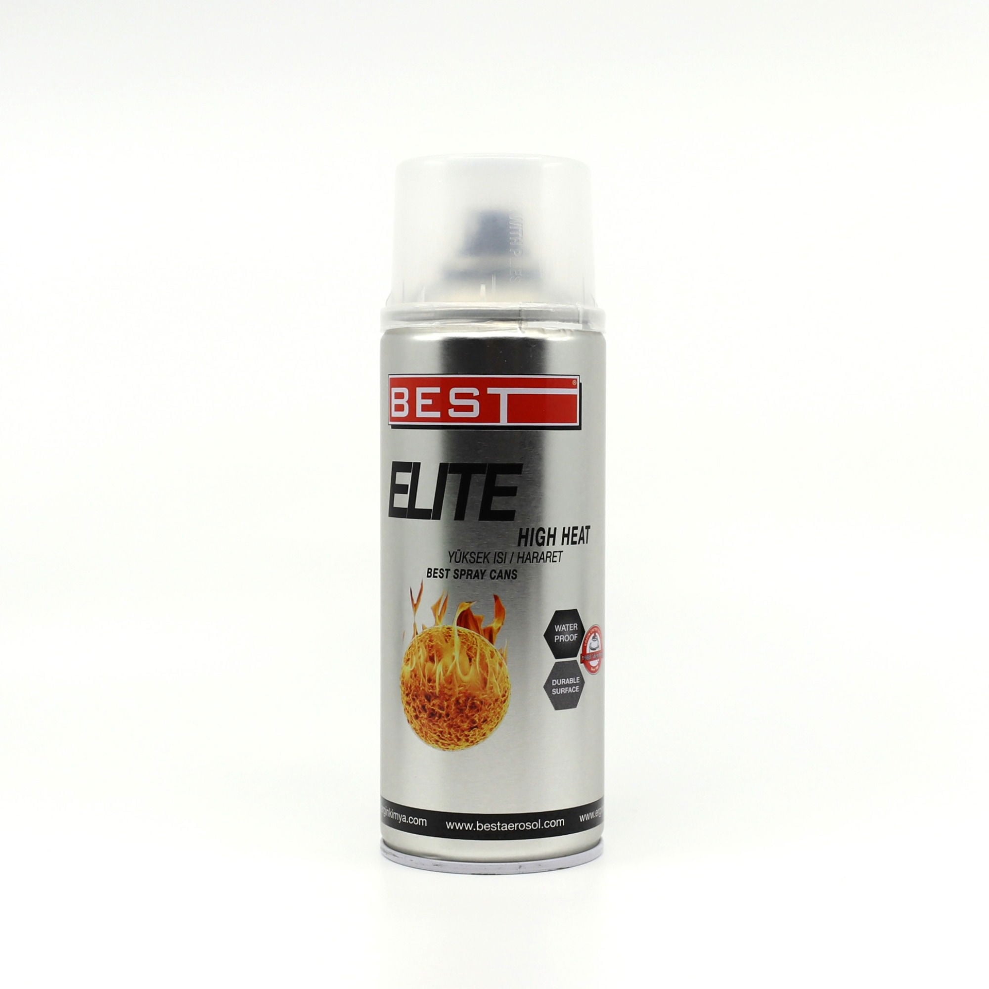 BESTBest Yüksek Isı (Hararet) Boyası 400 Ml Kırmızı-(12 Adet)102.09.IB02