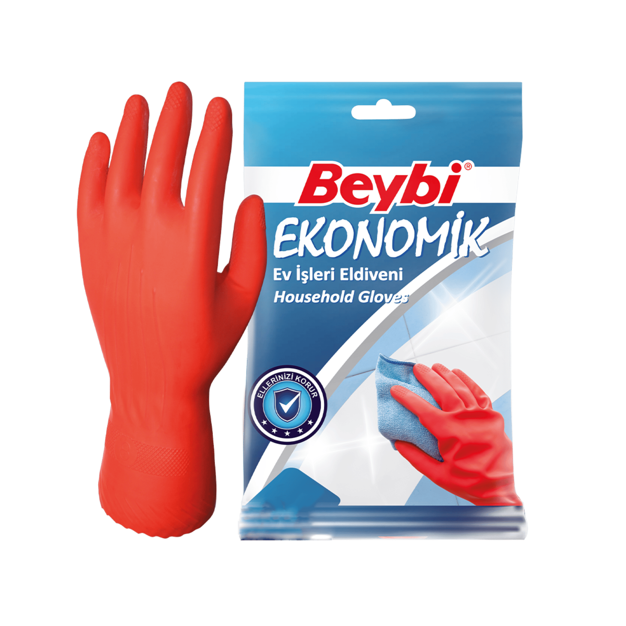 BeybiBeybi Eko Lastik Eldiven-(200 Çift) No:7150.01.EKO1