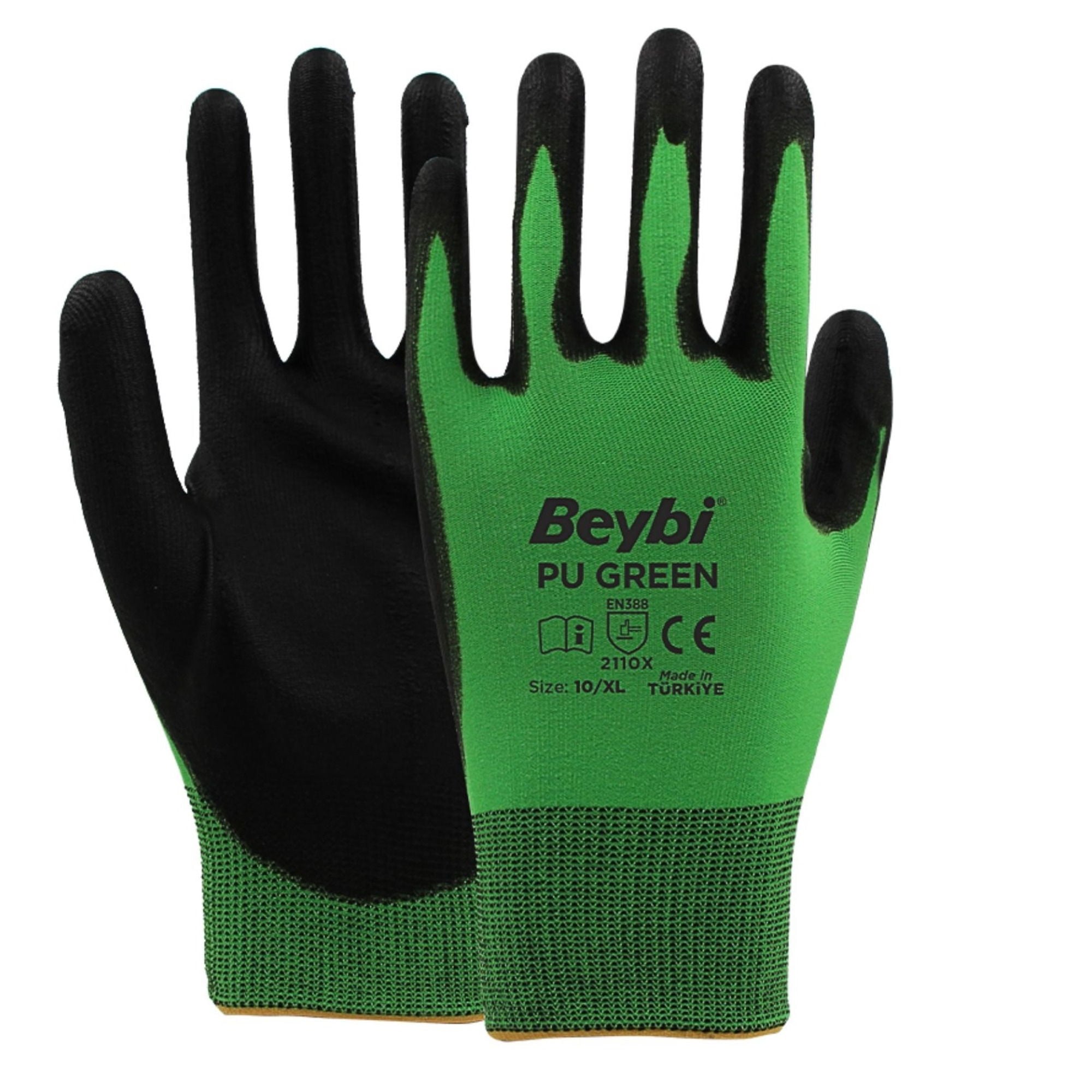 BeybiBeybi Pu Green Eldiven-(288 Çift) No:10150.26.GR02