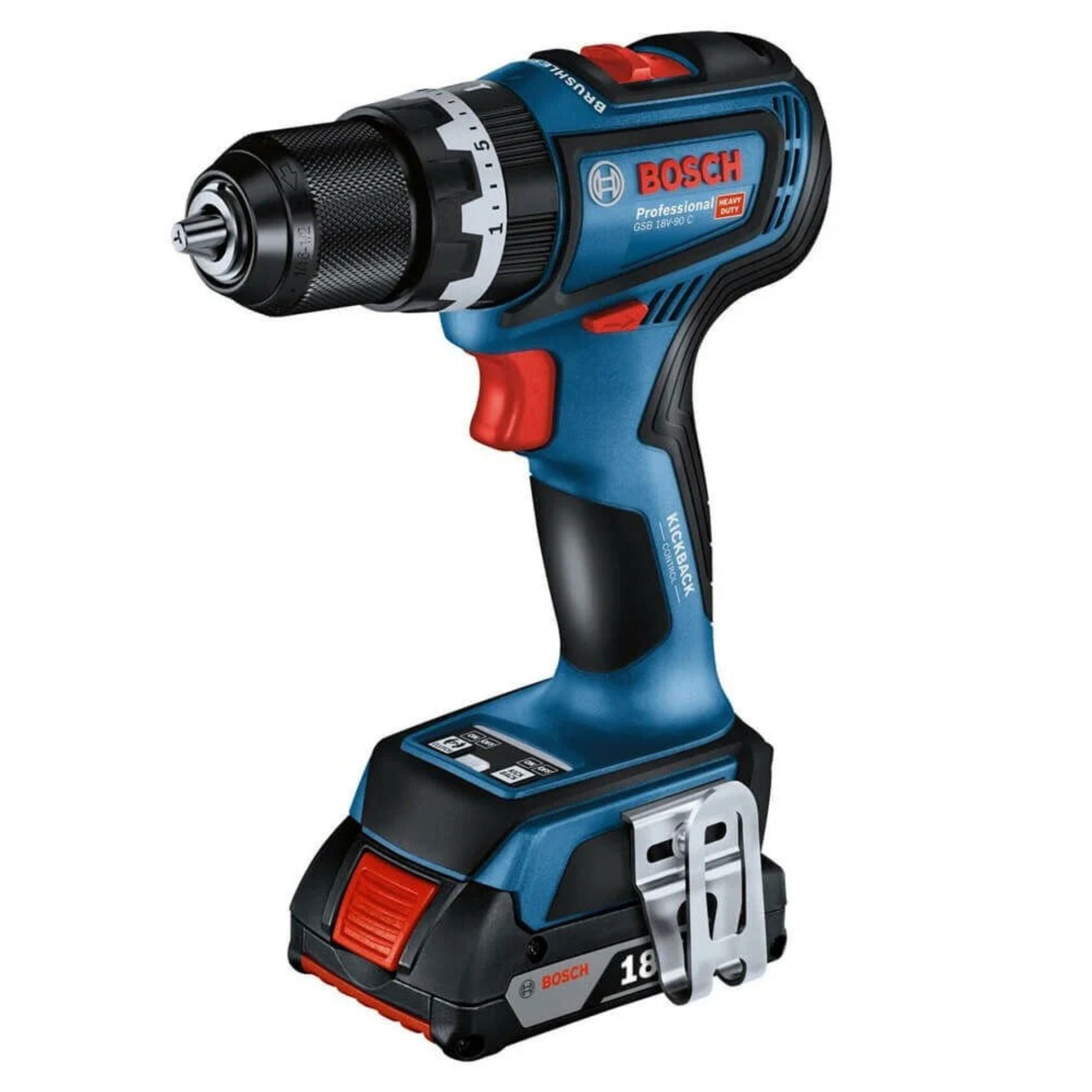 Bosch.Bosch Akülü Darbeli Vidalama Gsb18V-90C 06019K6106263.03.C090