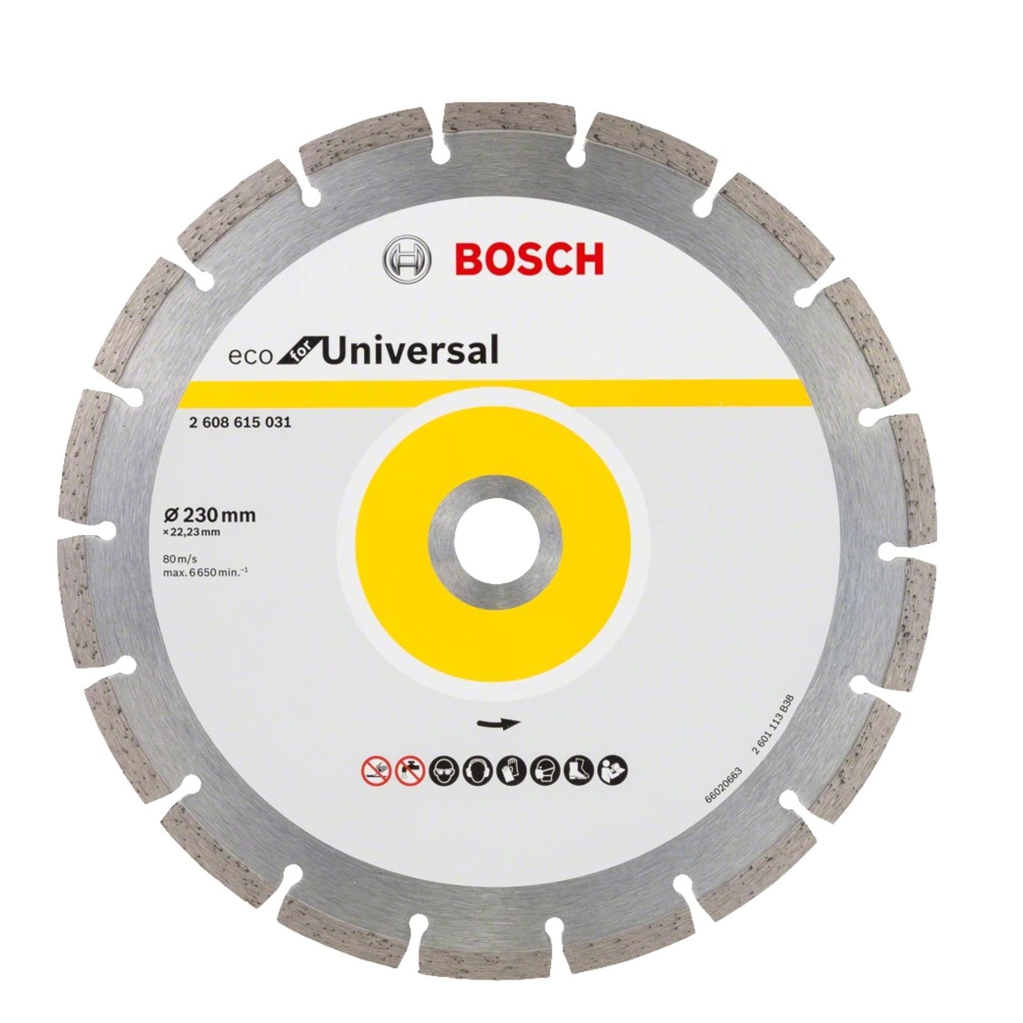 Bosch.Bosch Segment Elmas Kesici 230X2.6X22 -(5'li Paket)263.22.S230