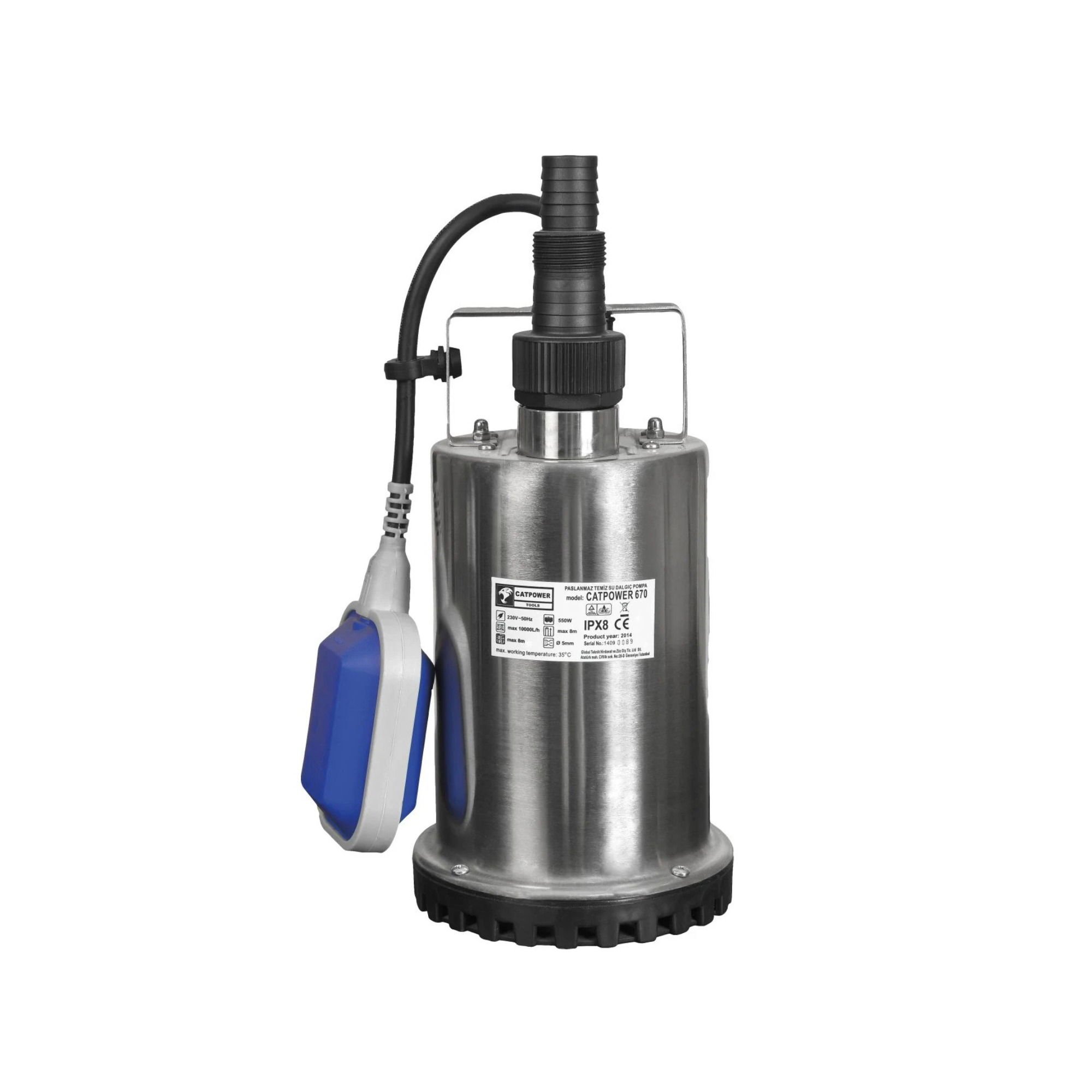 CatpowerCatpower Dalgıç Pompa Temiz Su 550W 289.03.P670