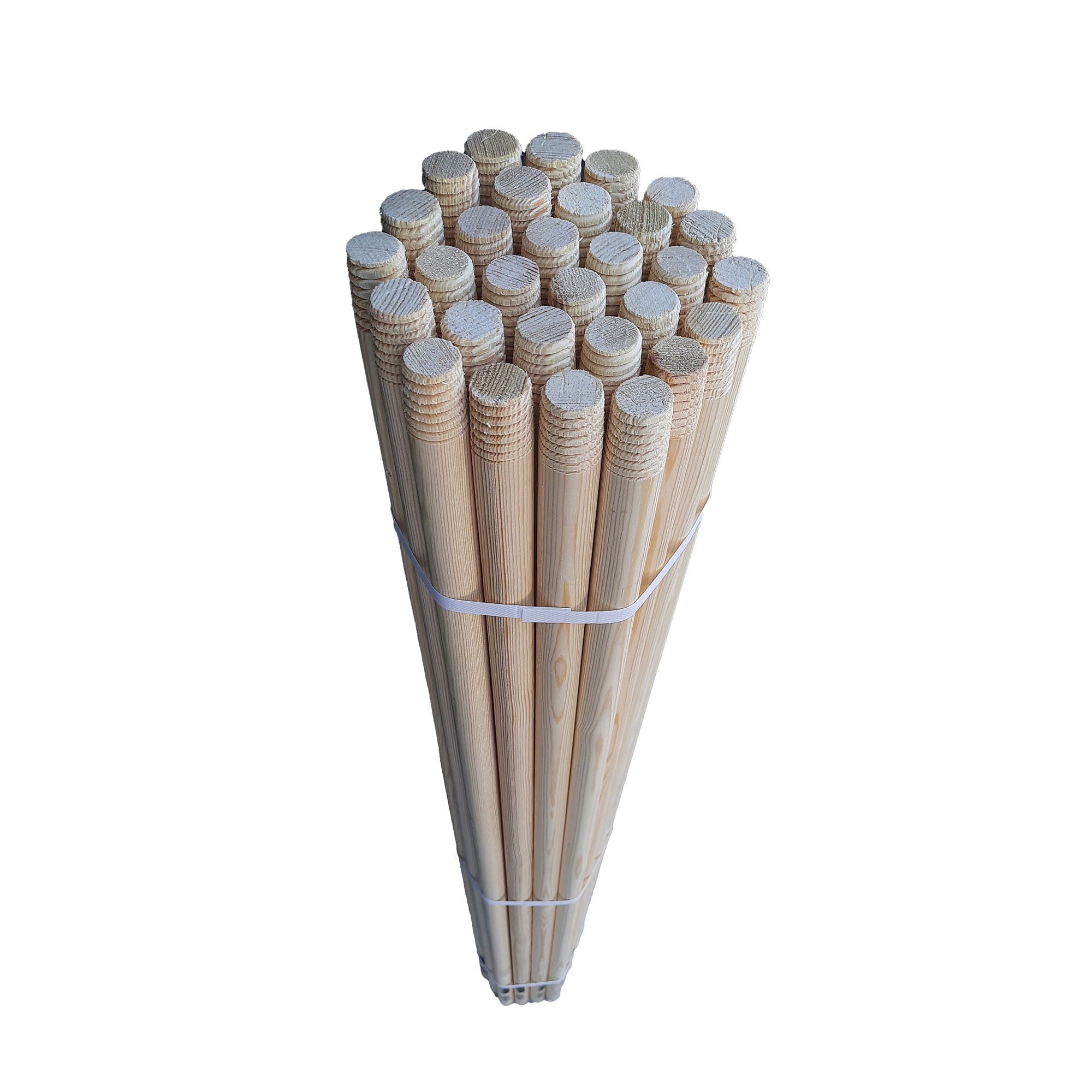 Yerli ÜretimFırça Sapı Vidalı (Çam) 120 Cm-(30'lu Paket)132.10.FS01