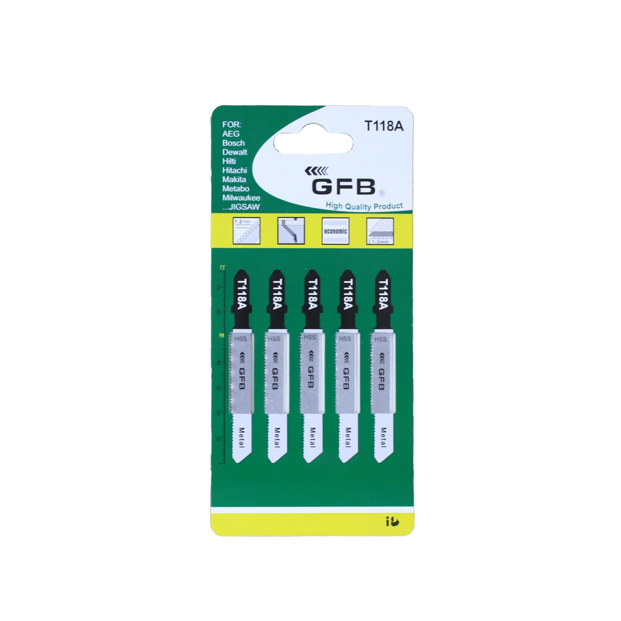 GfbGfb Metal Dekupaj Ağzı (T118A) - 5'Li Paket199.03.T118