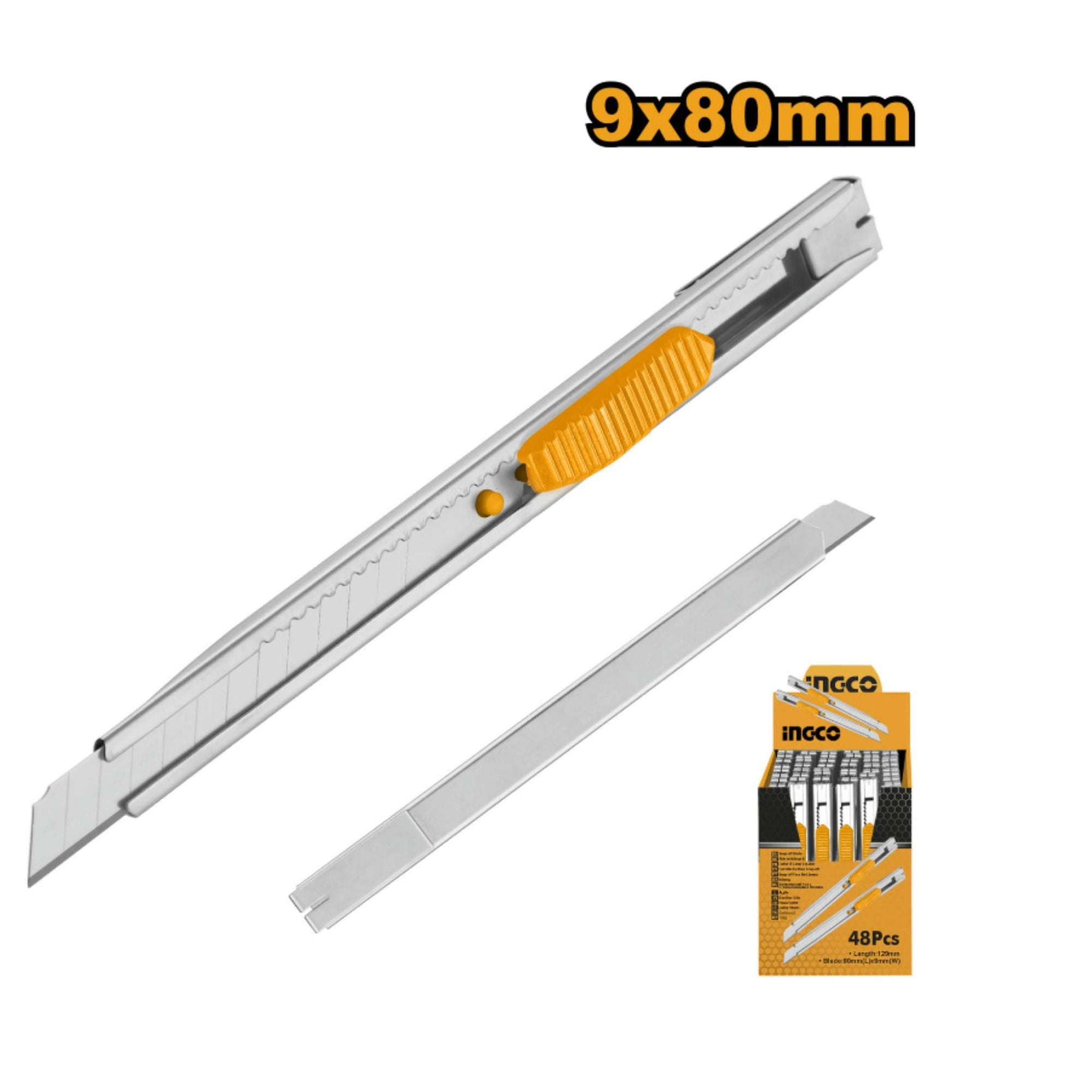 İngcoİngco Hkns1806 Dar Metal Maket Bıçağı (48'li Paket)238.31.1806