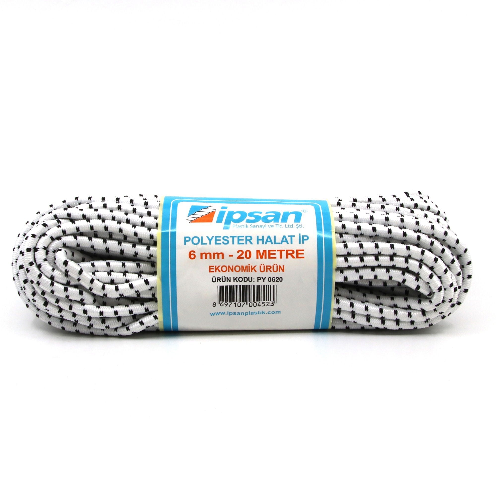 İpsanİpsan Polyester İpek Örme Halat 6 Mm 20 Mt -(24 Adet) 138.06.OH04