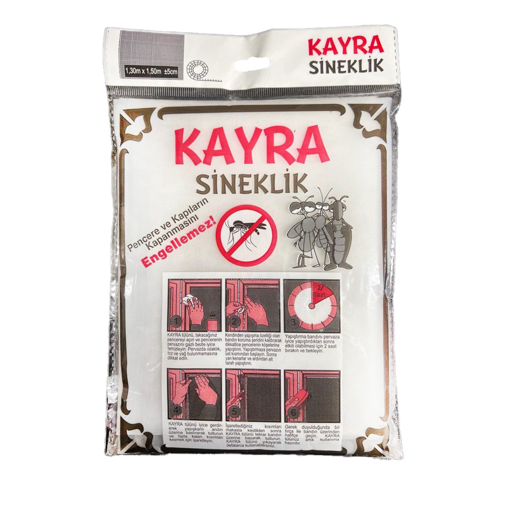 KayraKayra Sineklik Büyük 130X150-(15 Adet)185.01.SS02
