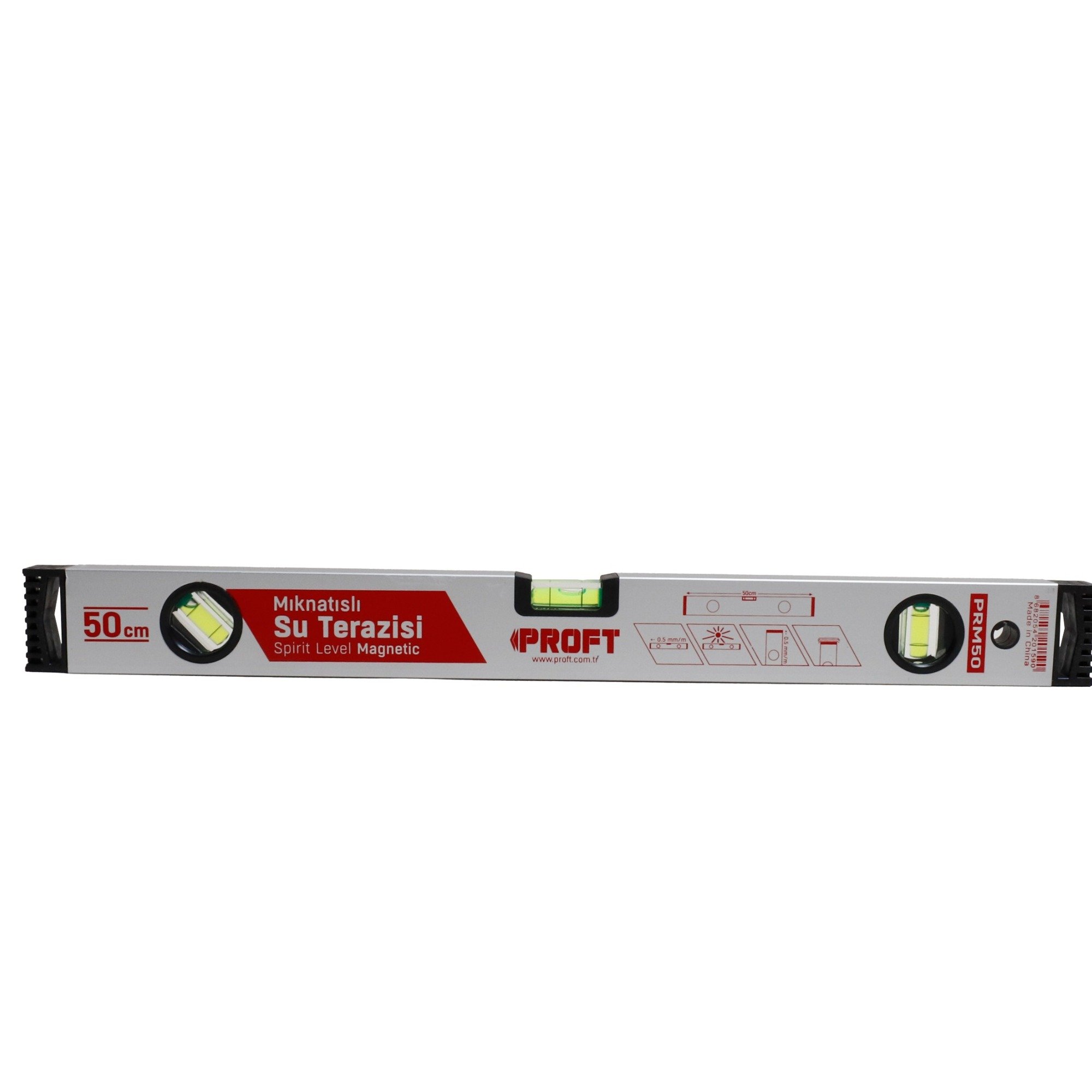 ProftProft Mıknatıslı Su Terazisi  50 Cm-(5 Adet)267.38.0050