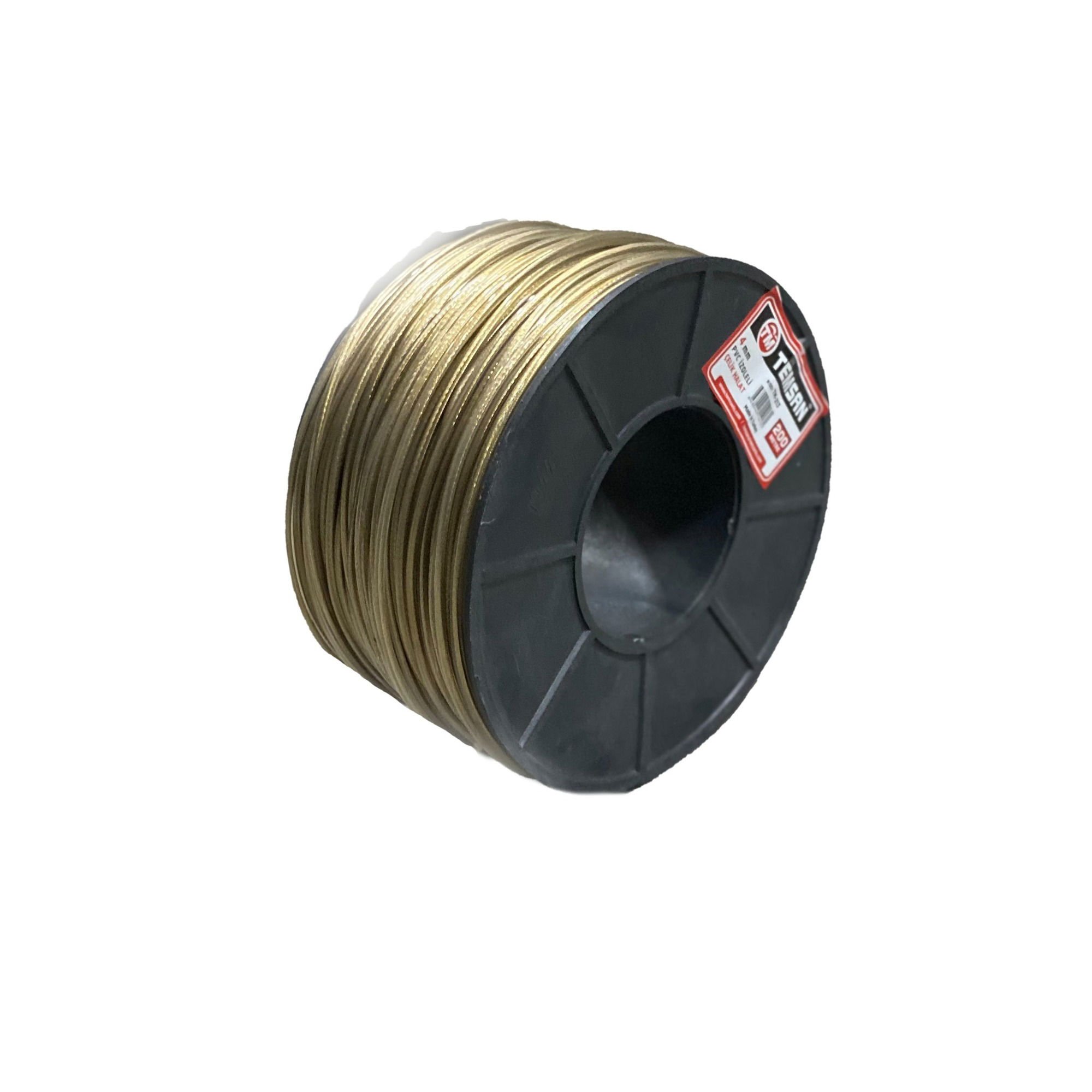 TemsanŞeffaf İzoleli Çelik Halat 2 Mm - (200 Mt)138.02.SH02
