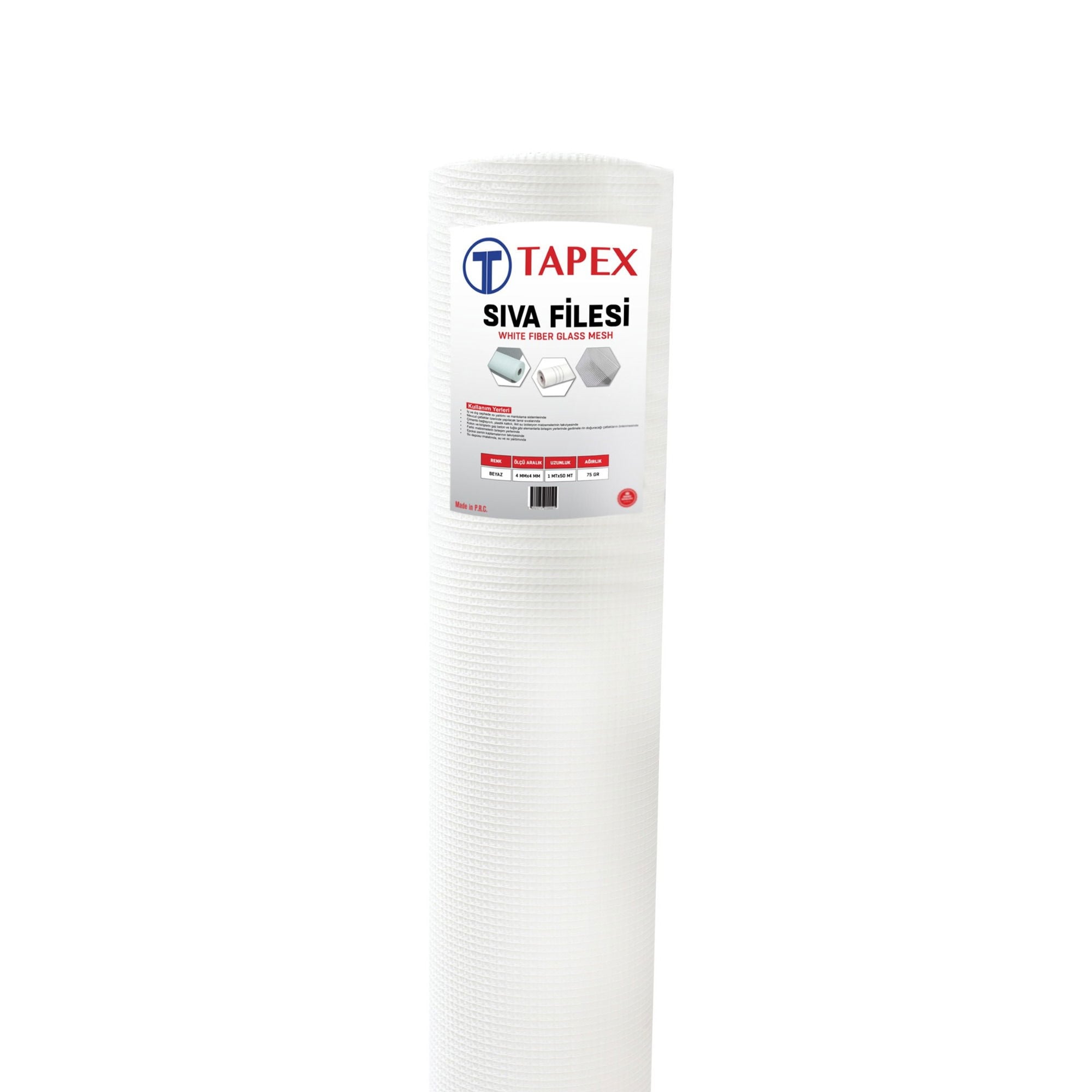 TapexTapex Sıva Filesi 75 Gr Beyaz-(50 Metre)157.01.SF01