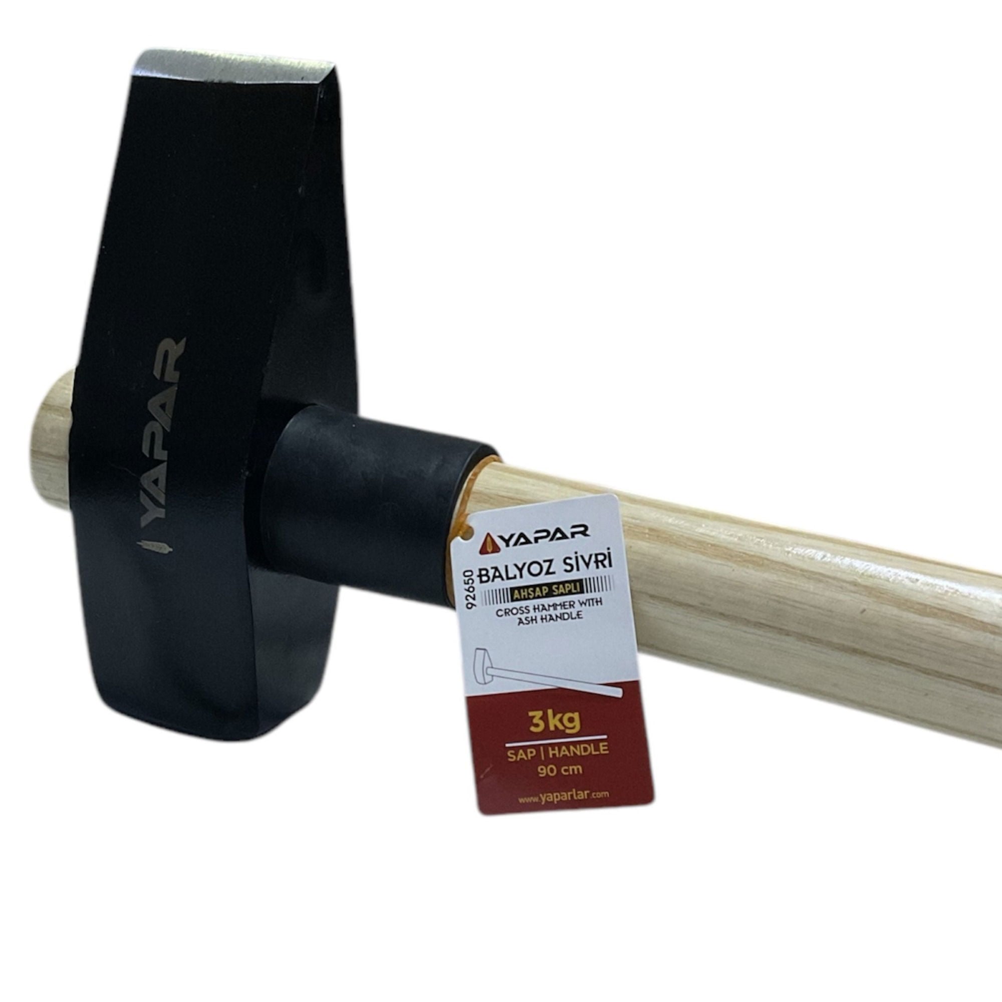YaparYapar Balyoz (Varyoz) Saplı 3 Kg Sivri 127.14.BL03