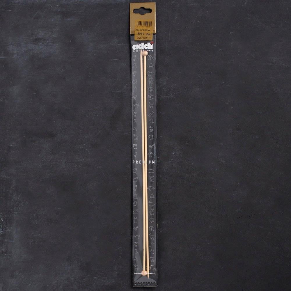 Addi Bambus 3mm 35cm Bambu Örgü Şişi - 500-7