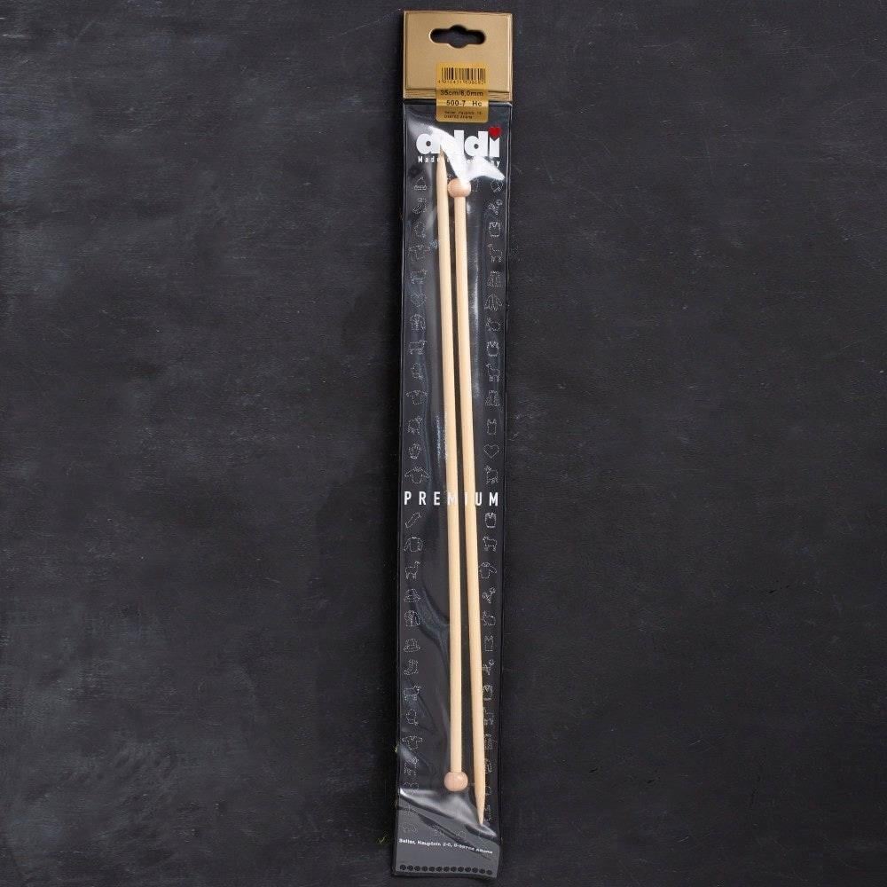 Addi Bambus 6mm 35cm Bambu Örgü Şişi - 500-7