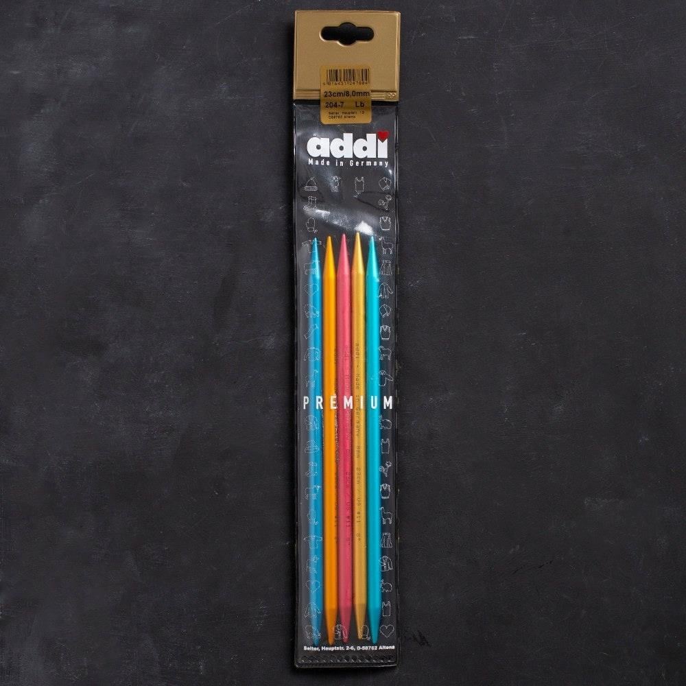 Addi Colibri 8mm 23cm Renkli Çorap Şişi - 204-7