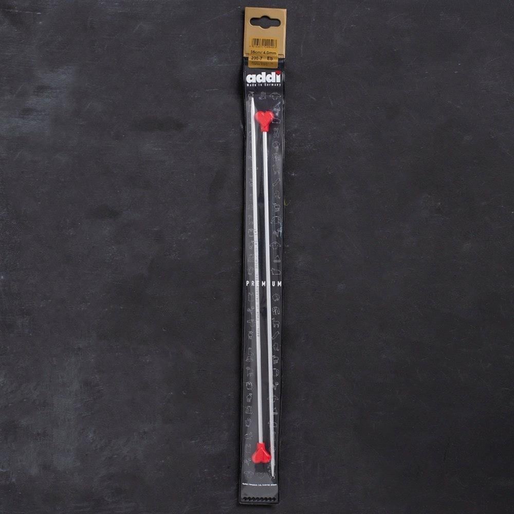 Addi Kalpli 4mm 35cm Klasik Alüminyum Örgü Şişi -
