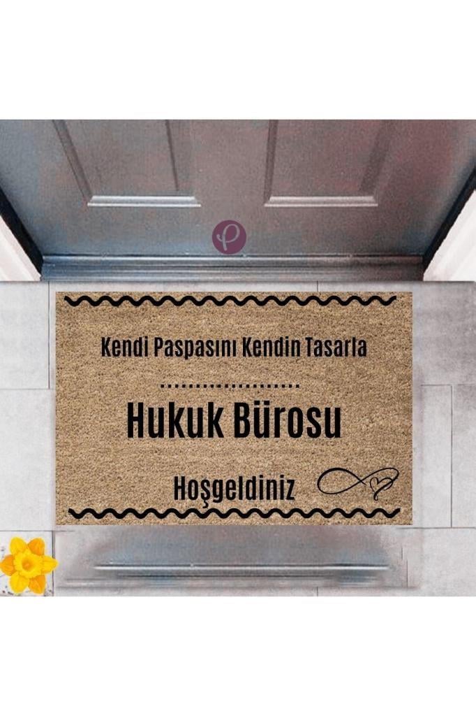 Kapı Önü Paspası Dekoratif Dijital Baskı Hukuk Bürosu P-2547