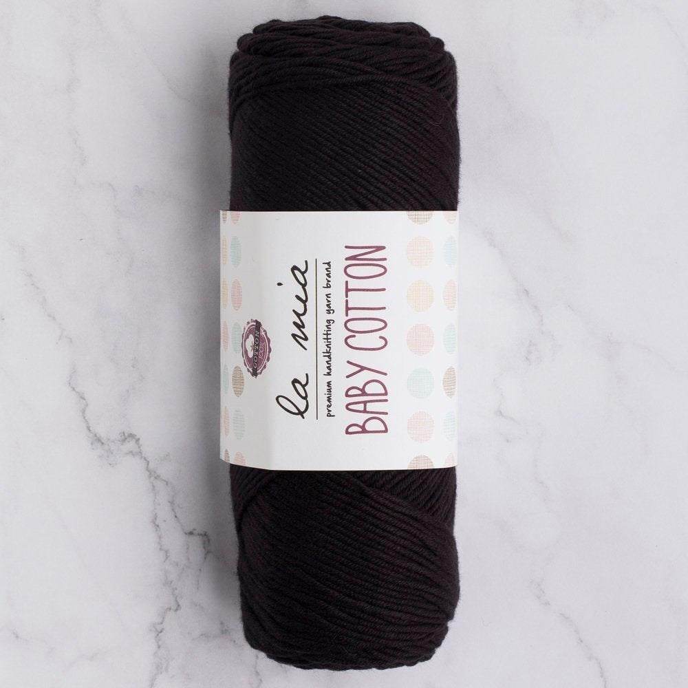 La Mia Baby Cotton Siyah El Örgü İpi - L006 - 33647