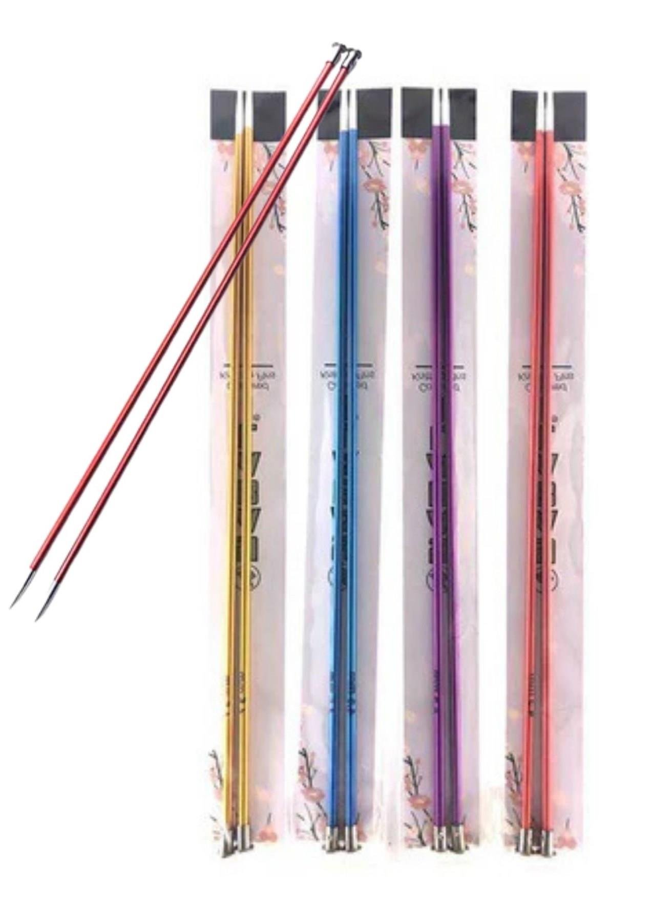 Metalize Çift Renk Şiş 35 cm 5 Numara (Renk Stoğa Göre)
