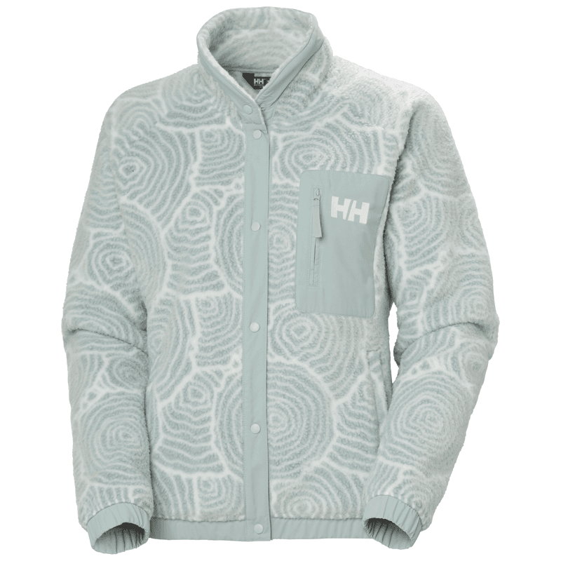 HELLY HANSEN W IMPERIAL PRINTED PILE SNAP MONT