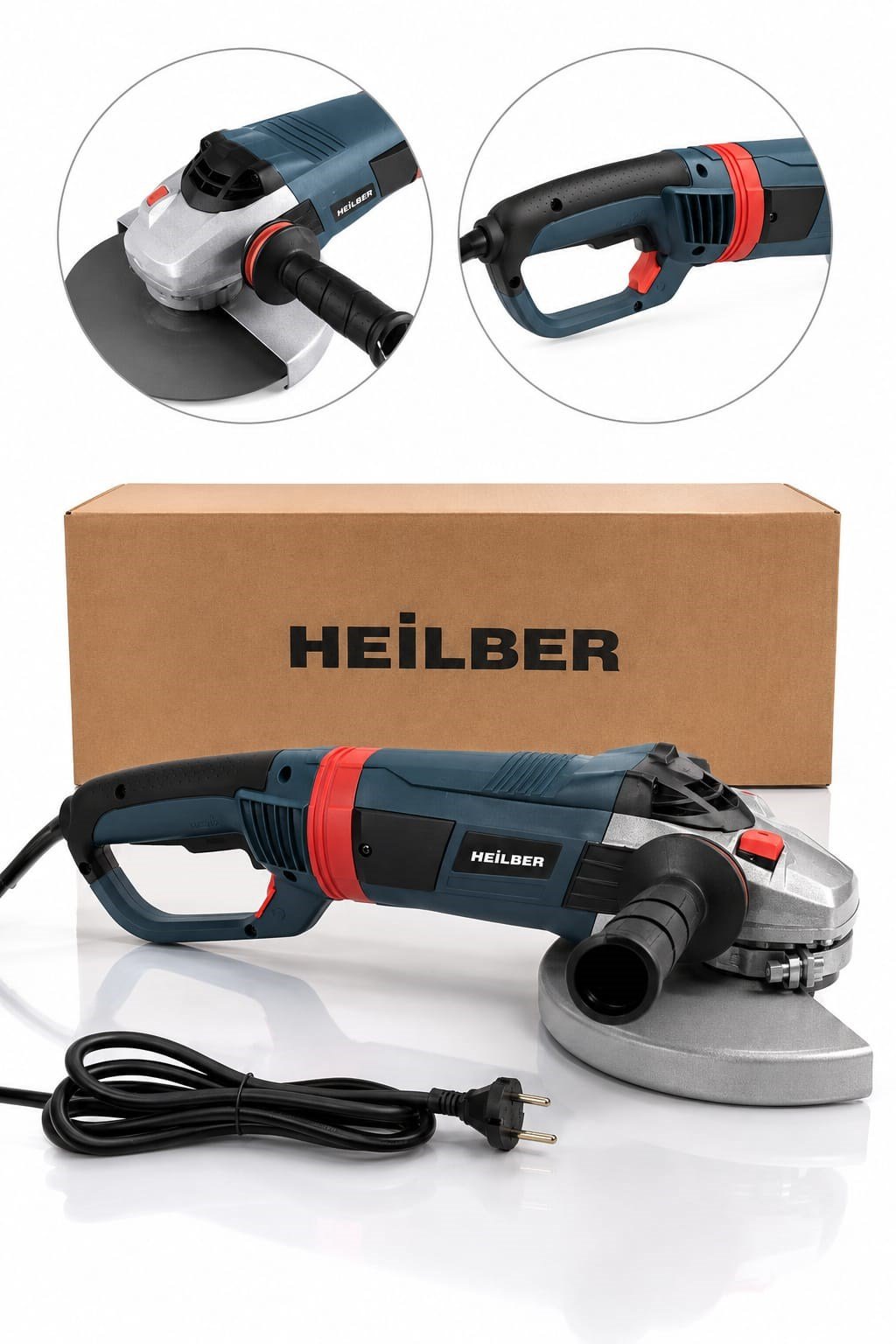 BA0115381 Profesyonel 230 mm Elektrikli Büyük Taşlama Makinesi Metal Kesme Spiral Makinesi