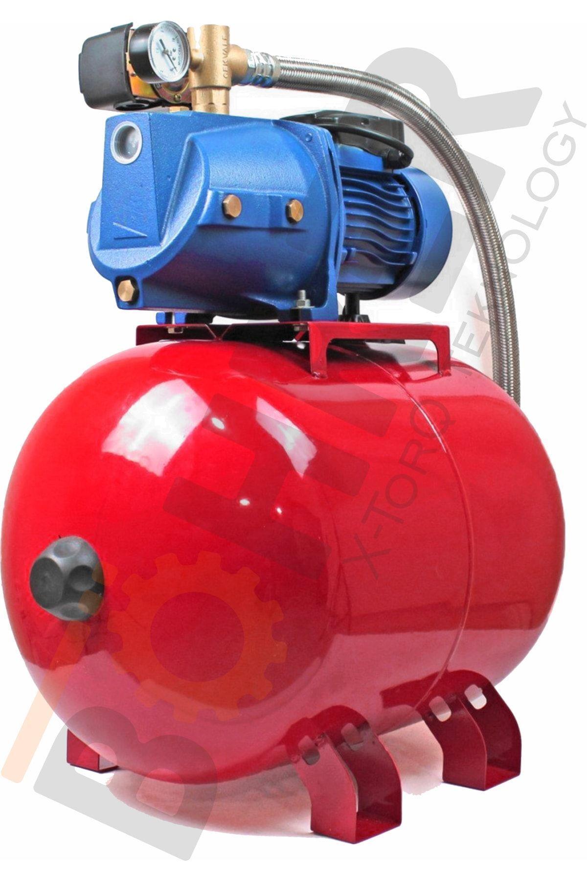 Jet100 4 Kat 4 Daire 50 Litre Yatay 750 Watt 1 Hp Tanklı Hidrofor Ev Tipi Otomatik Aç Kapa Hidrofor