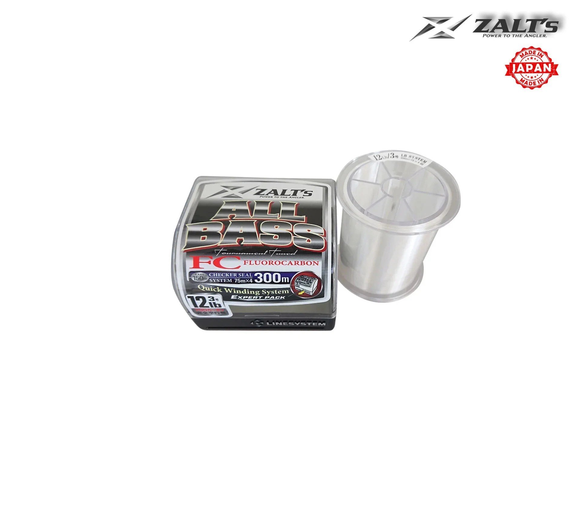 Zalts All Bass FC 300M Fluorocarbon Misina