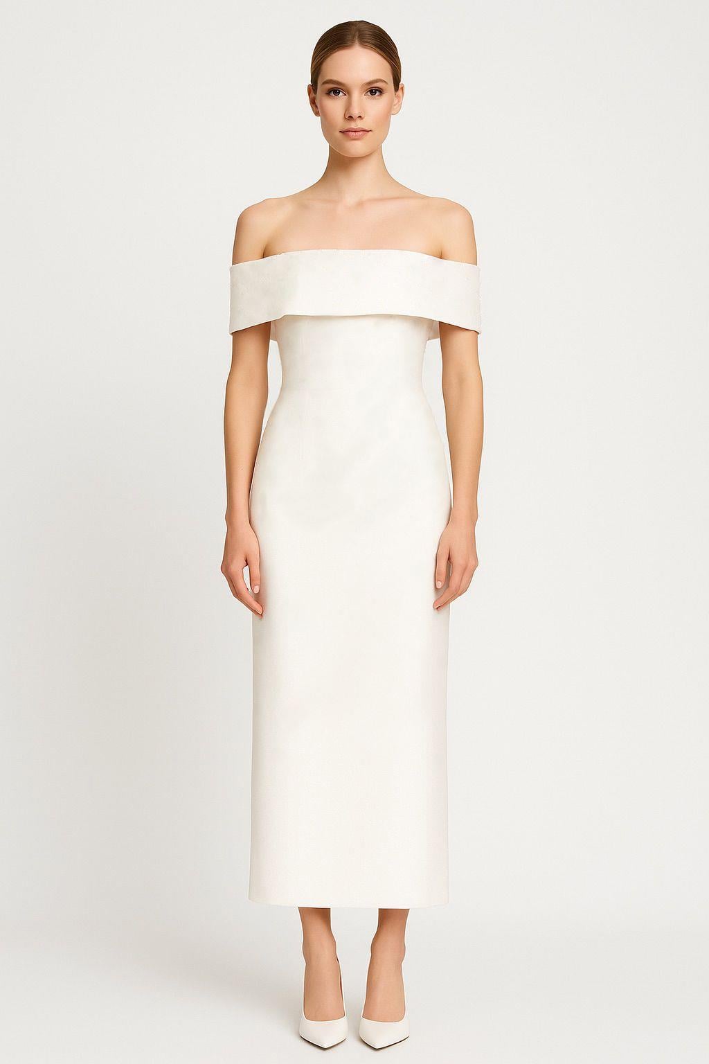 Marbella Elbise Beyaz