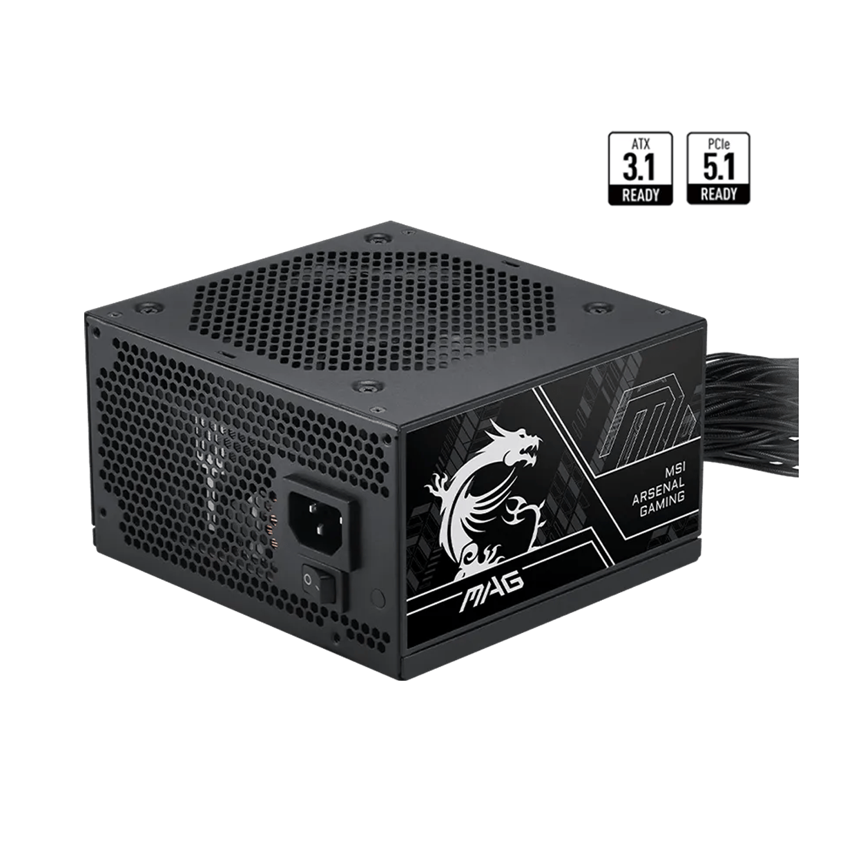 MSI MAG A750BN PCIE5 III 750W 80+ BRONZE  ATX 3.1 PCIE 5.1 POWER SUPPLY