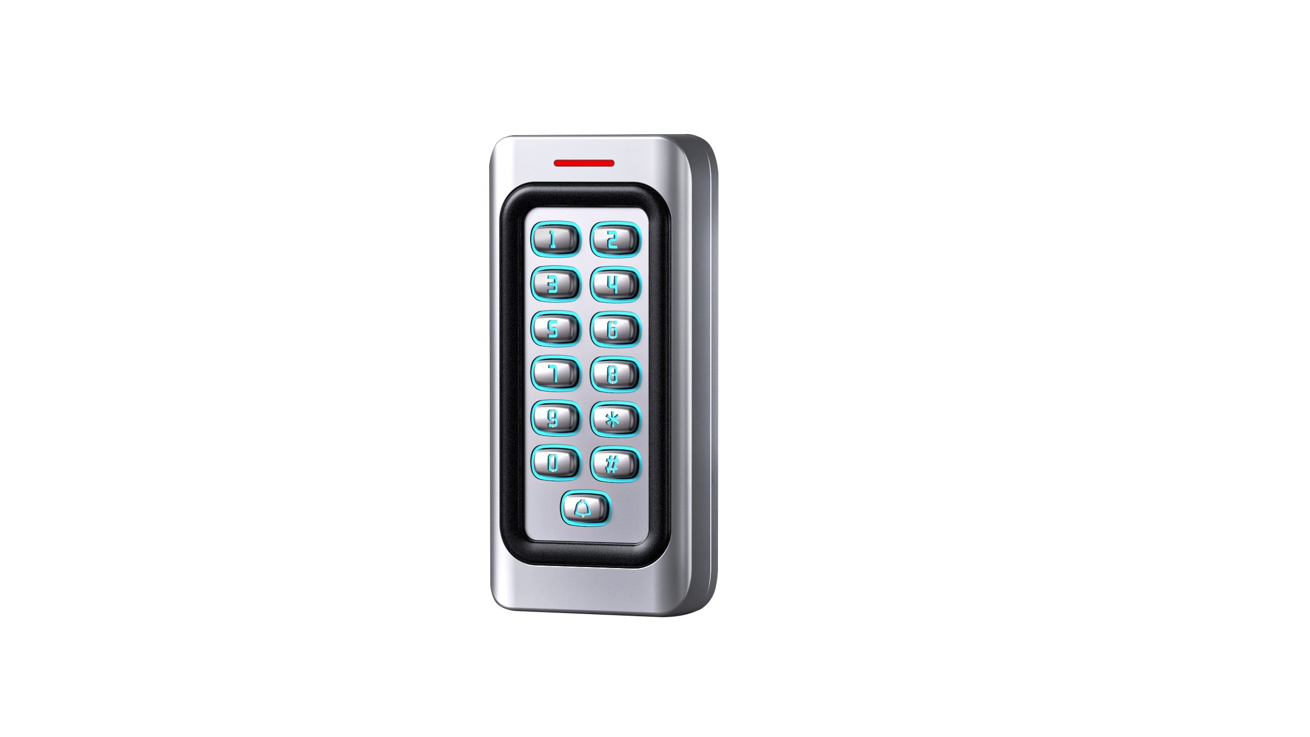 SARKEY SR-222 EM-W Metal Kasa, Dış Ortam (IP68), Stand-Alone, Şifreli, 12V DC Pr