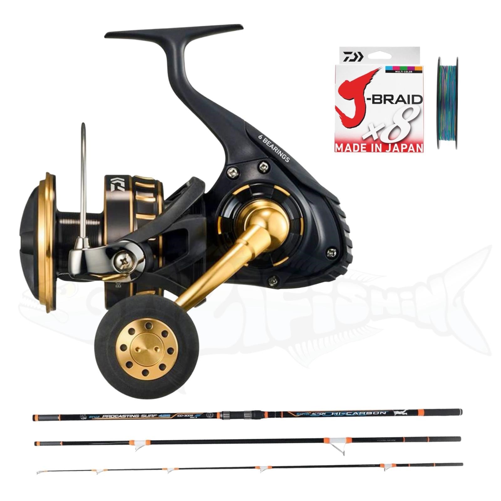 Ağır Abi Surf Seti: Ryuji Procasting 4.25m & Daiwa 23 BG SW 8000-P