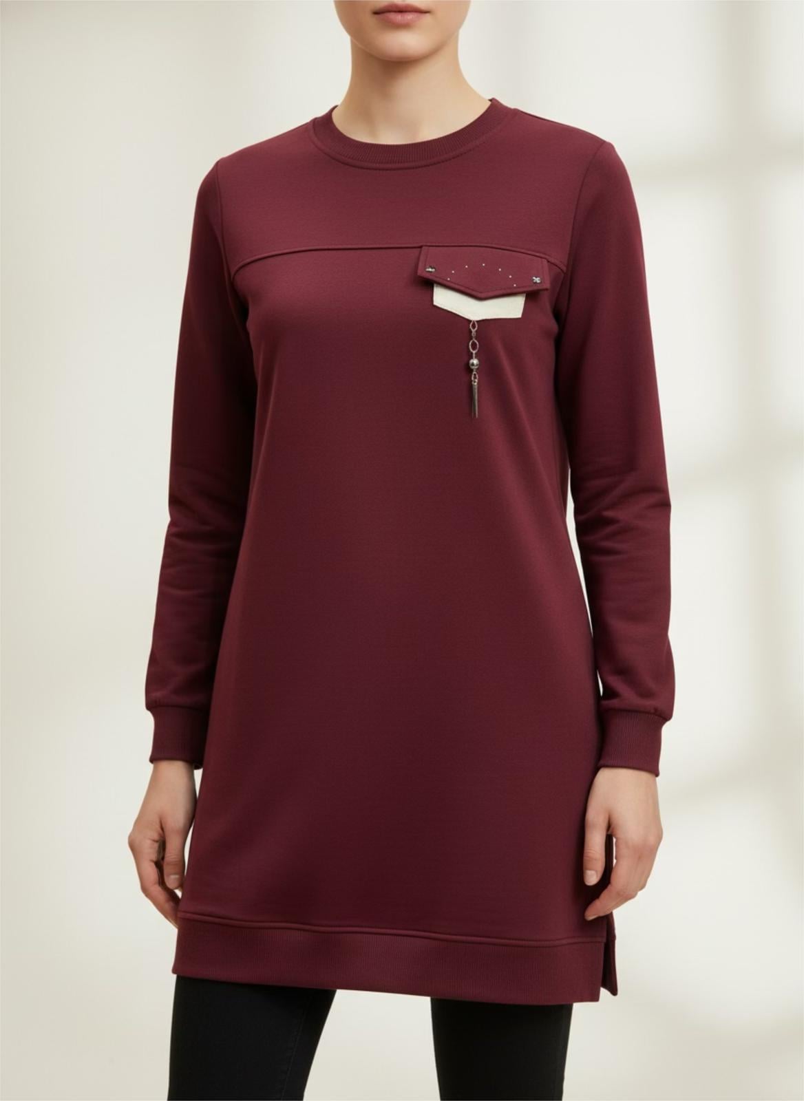 BORDO İKİ İPLİK TUNİK