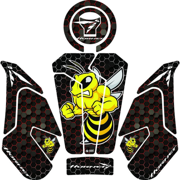 GRIPPATCH HORNET750 2025 13 PARÇA RENKLİ TANKPAD