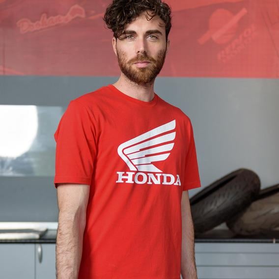 HONDA KANAT LOGOLU KIRMIZI T-SHIRT