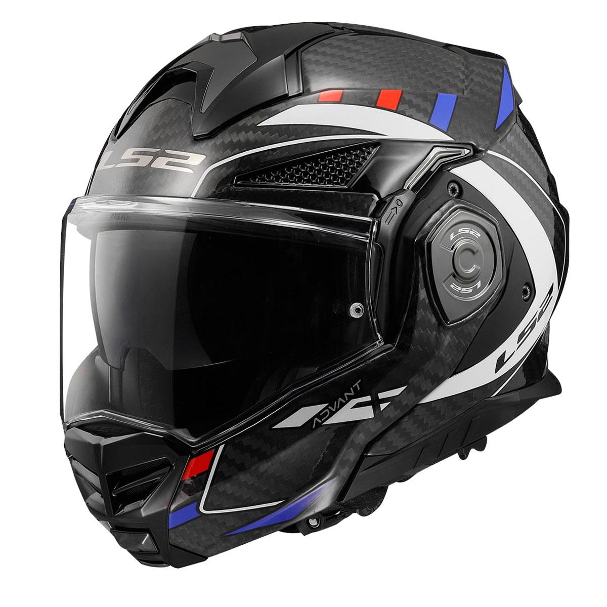 LS2 ADVANT X CARBON FUTURE KASK SİYAH-KIRMIZI