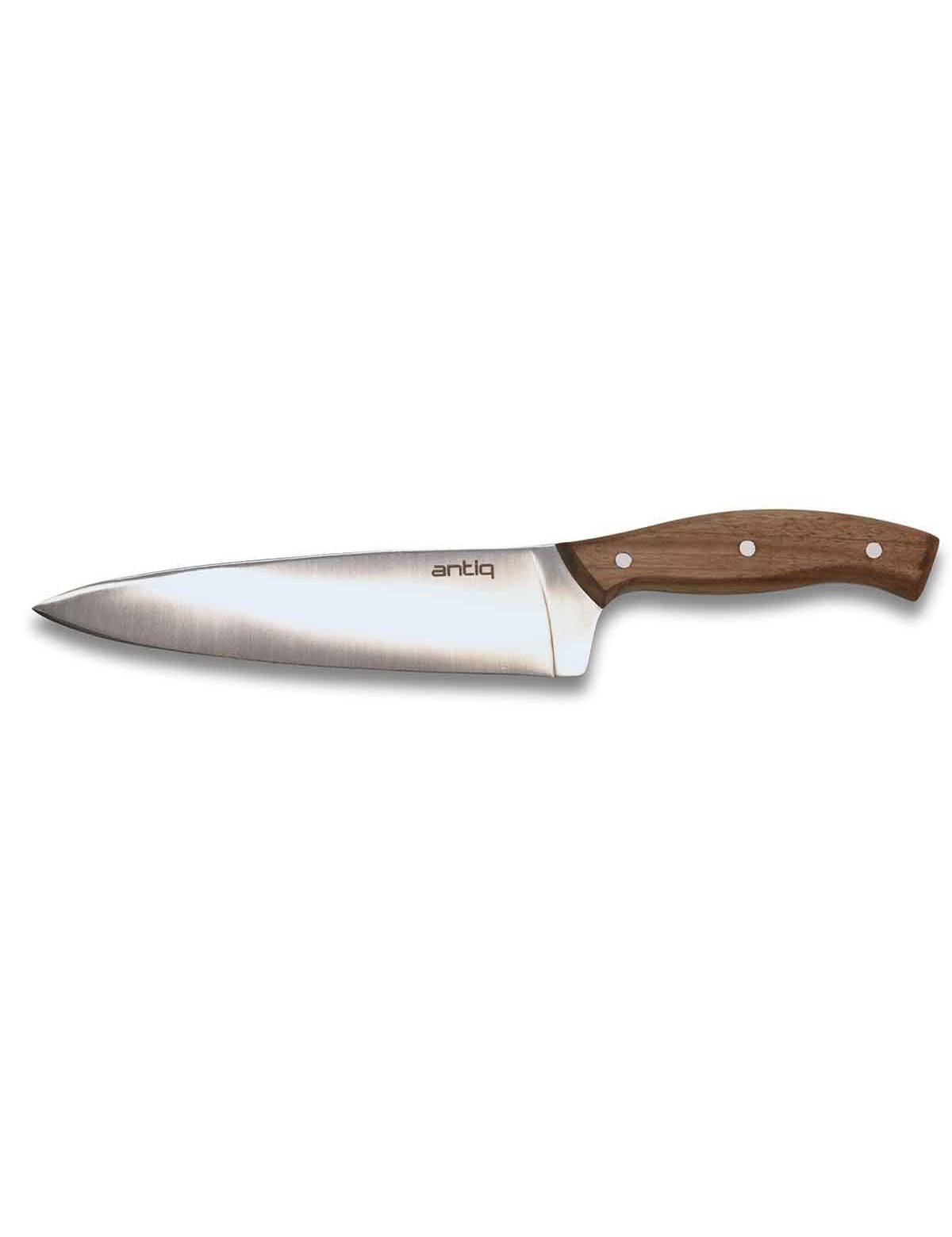 Antiq Ares Şef Bıçağı - Ceviz Sap 20 cm