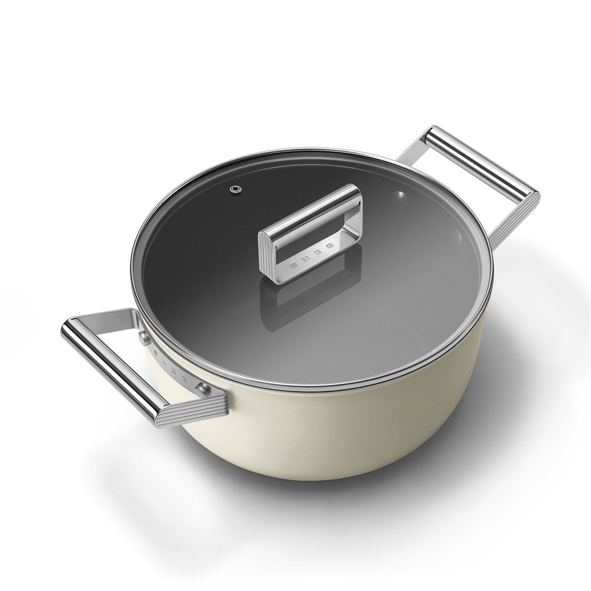 SMEG CSF2412 Derin Tencere – 24 cm, Seramik Kaplama